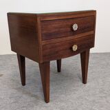 Pair of bedside tables, 50s-60s