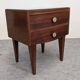 Pair of bedside tables, 50s-60s