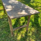 Table pliante ancienne en bois