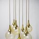 Lampe cascade, années 1970