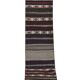Early 20th Century Gabbeh Stair Kilim Runner with Horizontal Stripe