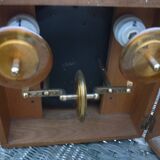 Old instrument box kV 0-25 / R33 porcelain-insulators