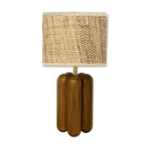 Lamp Charlotte Bois Raphia - Cosin Paris