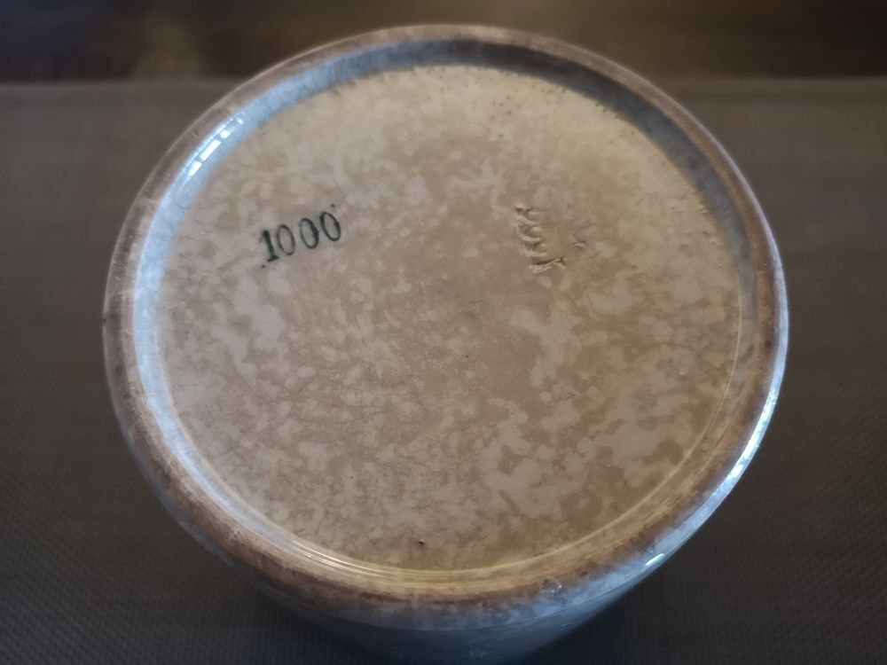 Ceramic pot cover, late XIXth, early XXth century