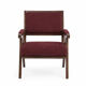 Vintage burgundy lounge chair – Mid-Century style