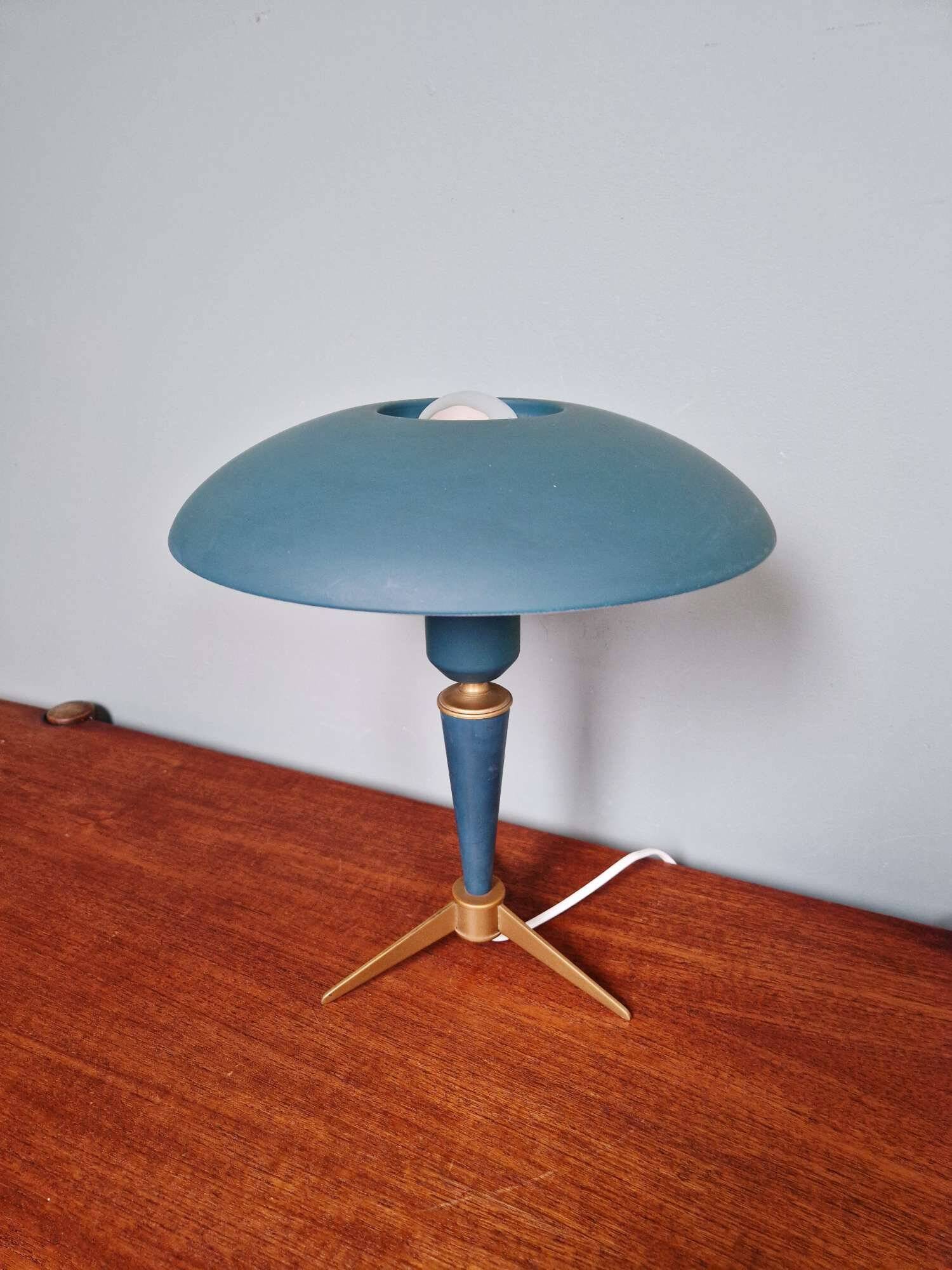 Lampe tripode Philips, modèle Bijou, design Louis Kalff, 1950-60