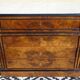 Napoleon III chest of drawers in walnut and burl walnut