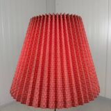 Brass table lamp with folded lampshade 1950’s