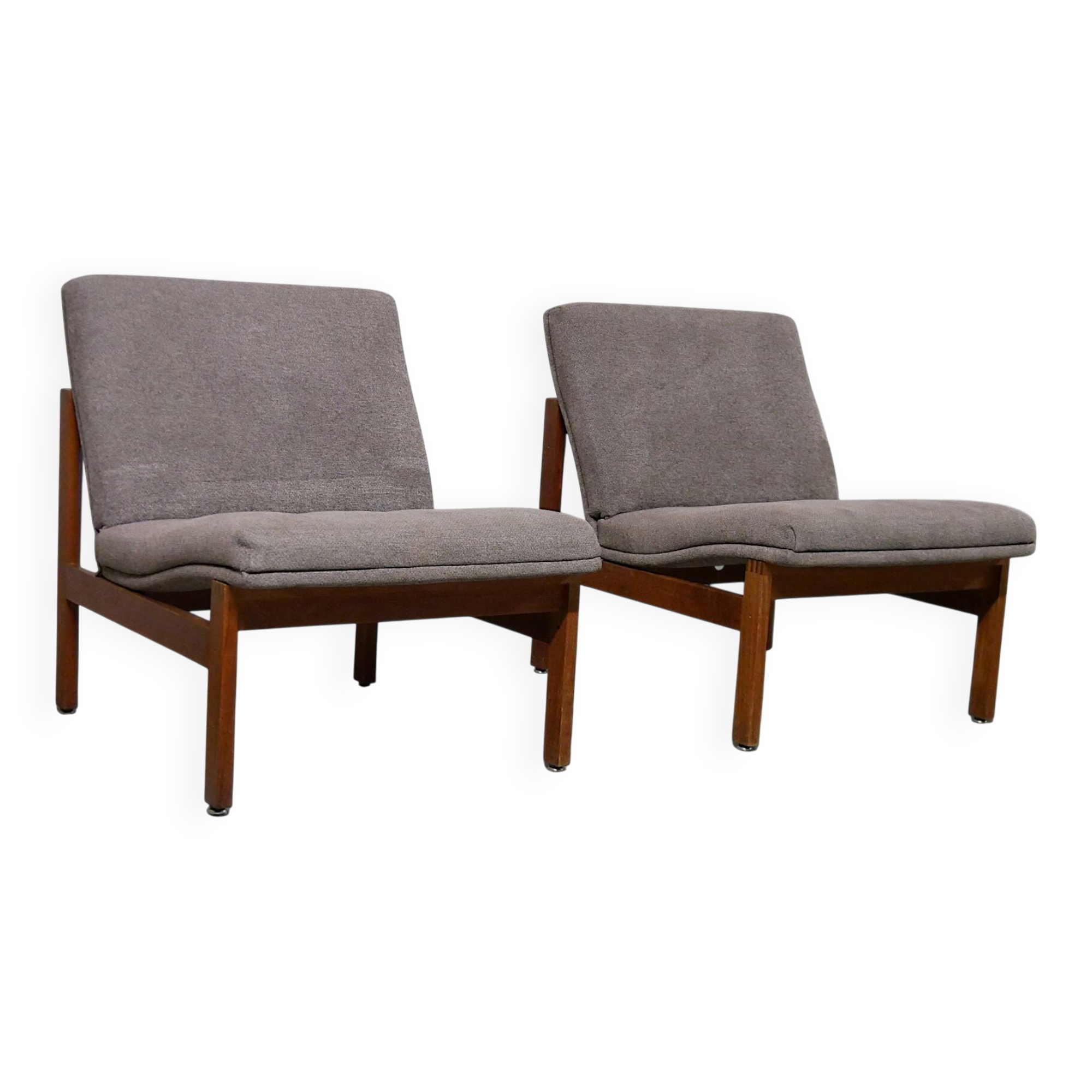 Pair of teak armchairs by France & Son - vintage 1960.