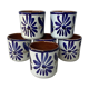 Hand-painted hand-painted hand-painted ceramic cup glasses