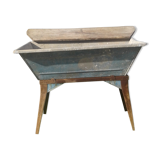 Old galvanized wash on foot