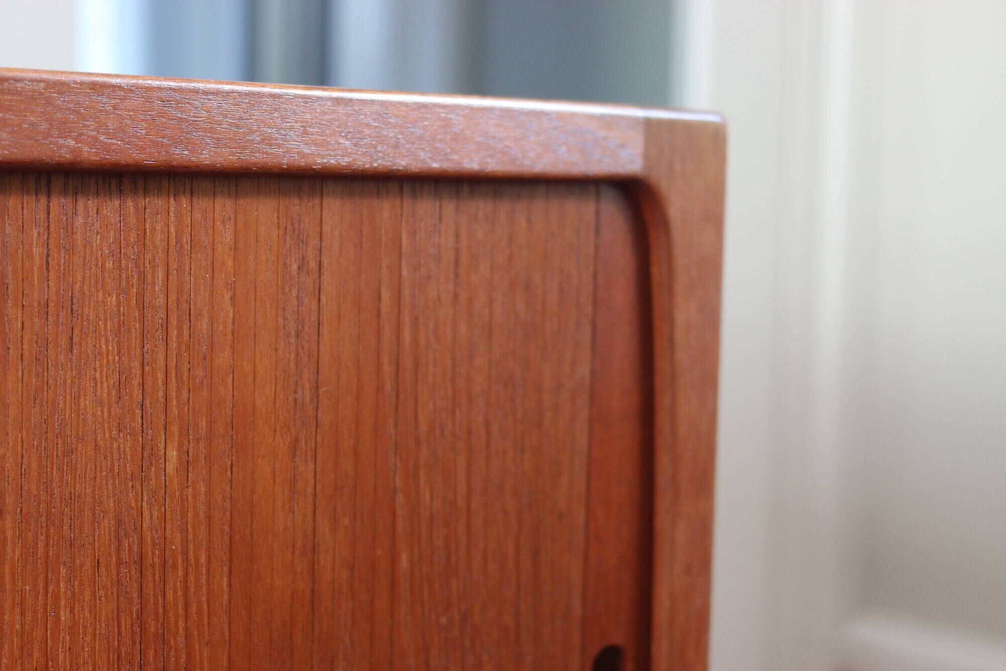 Large vintage Danish teak sideboard from the 1960s.