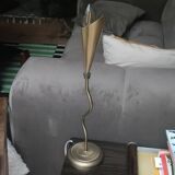 Vintage gold cone lamp