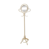 Psyche mirror parrot in curved wood