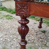 Pair of antique Louis XVI mahogany armchairs from the 19th century