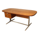 Vintage desk by George Nelson in wood and aluminum, 1960s