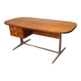 Bureau vintage par George Nelson en bois et aluminium, 1960