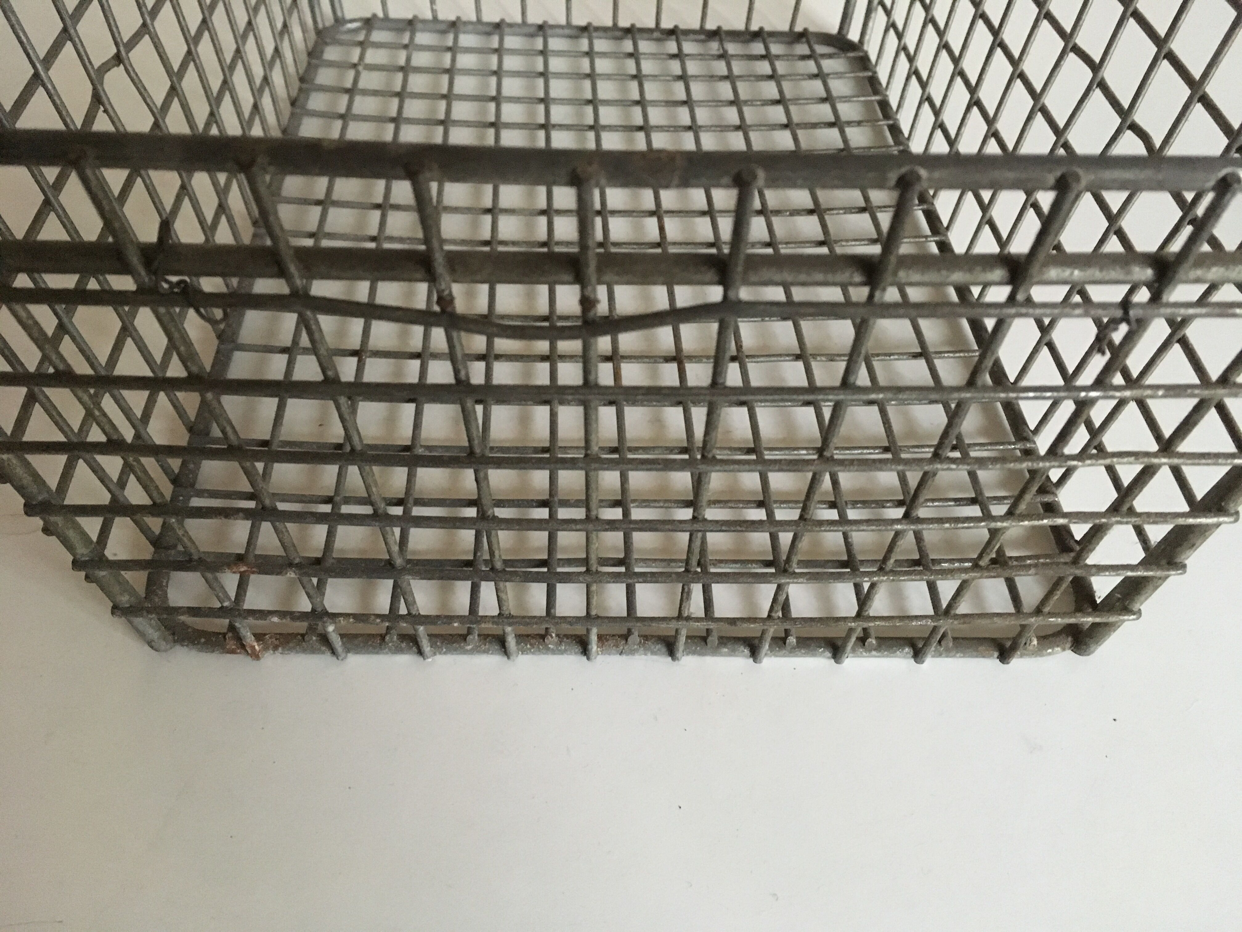 Metal-handled rack storage locker