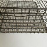 Metal-handled rack storage locker