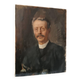 Oil painting on canvas, late 19th century, portrait