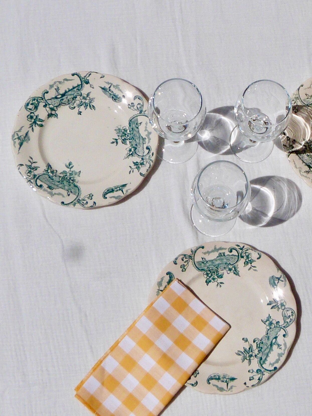 Set of 4 dessert plates Terre de Fer