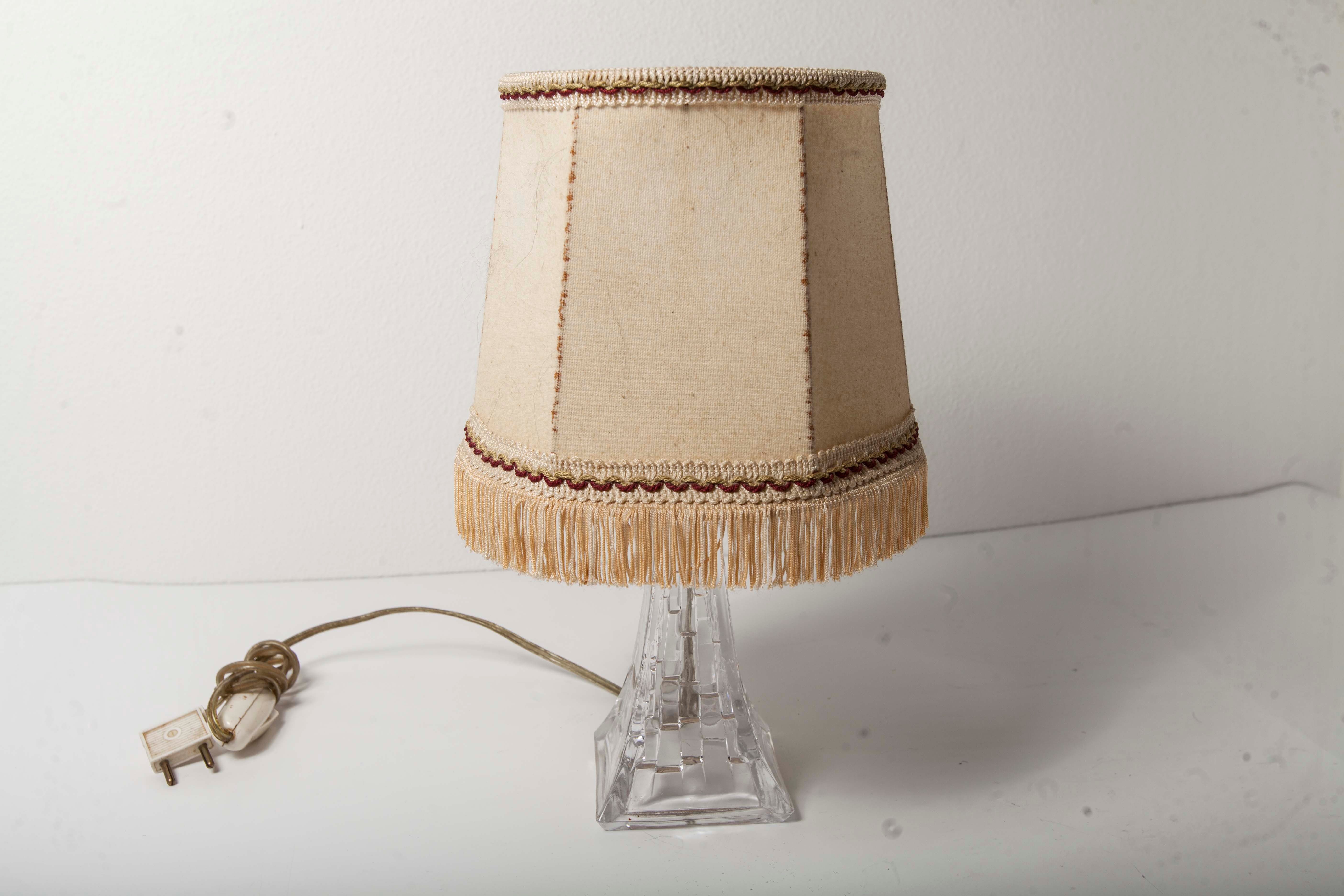 Lamp glass from the 1950s legs