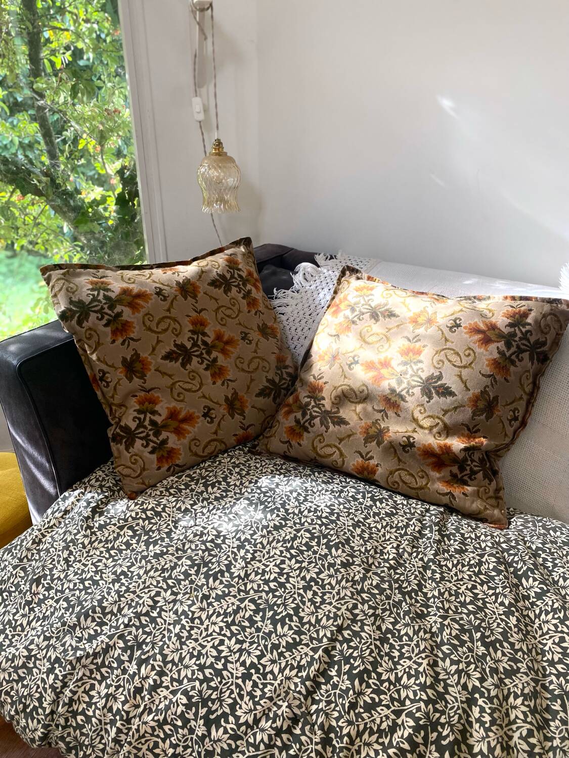 Duo de coussins en jacquard 70