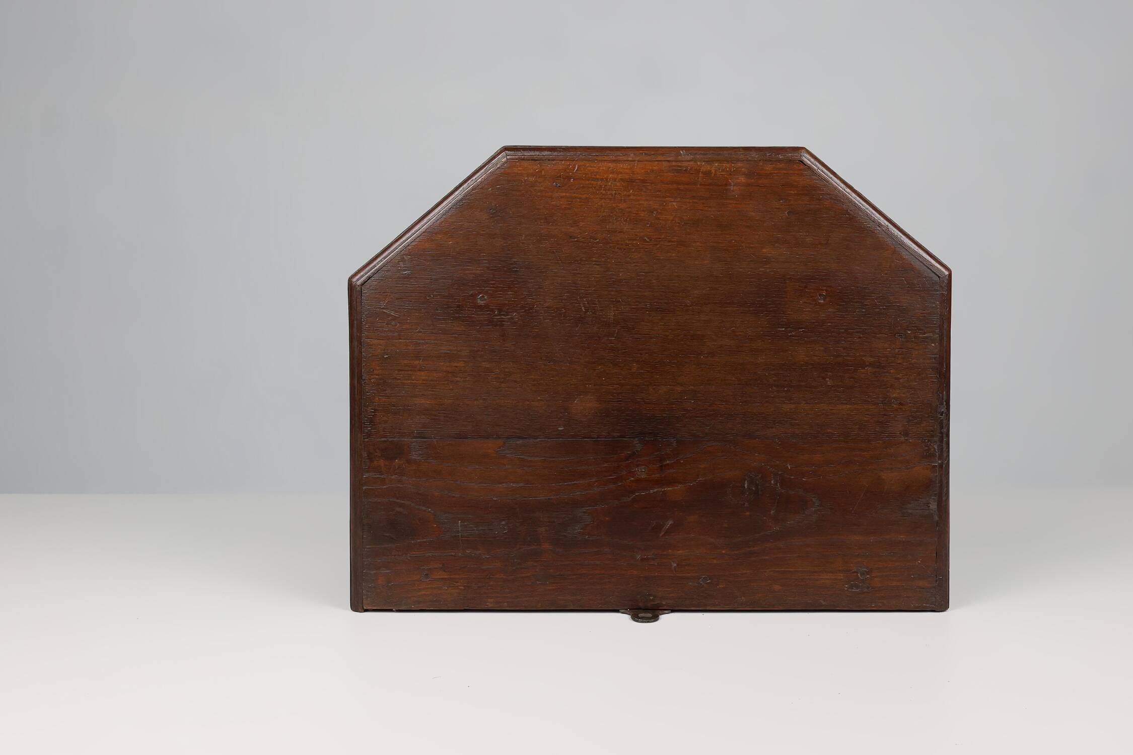 19th Century Art Deco Architectural wall mounted console in oak, France