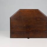 Console murale Art Déco en chêne, France vers 1900