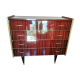 Large vintage chest of drawers 4 drawers restyled