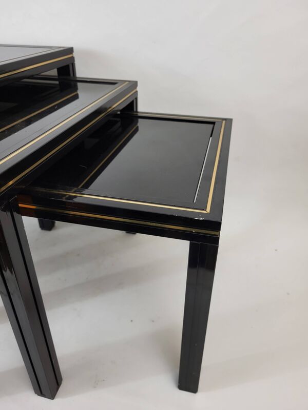 Table gigogne par Pierre Vandel 1970