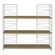 Bibliothèque suédoise à étagères par Kasje & Nils Nisse Strinning pour String, années 1950