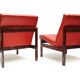 Two Danish Rosewood Lounge Chairs by Ole Knudsen For France & Son