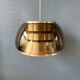 Suspension Space Age vintage 1970s in smoked glass
