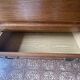 Vintage oak modular wall unit – 3 pieces with display cabinet