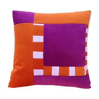 Single velvet cushion