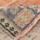 Apricot Tones Pastel Handwoven Turkish Vintage Carpet Rug, 177x273 Cm