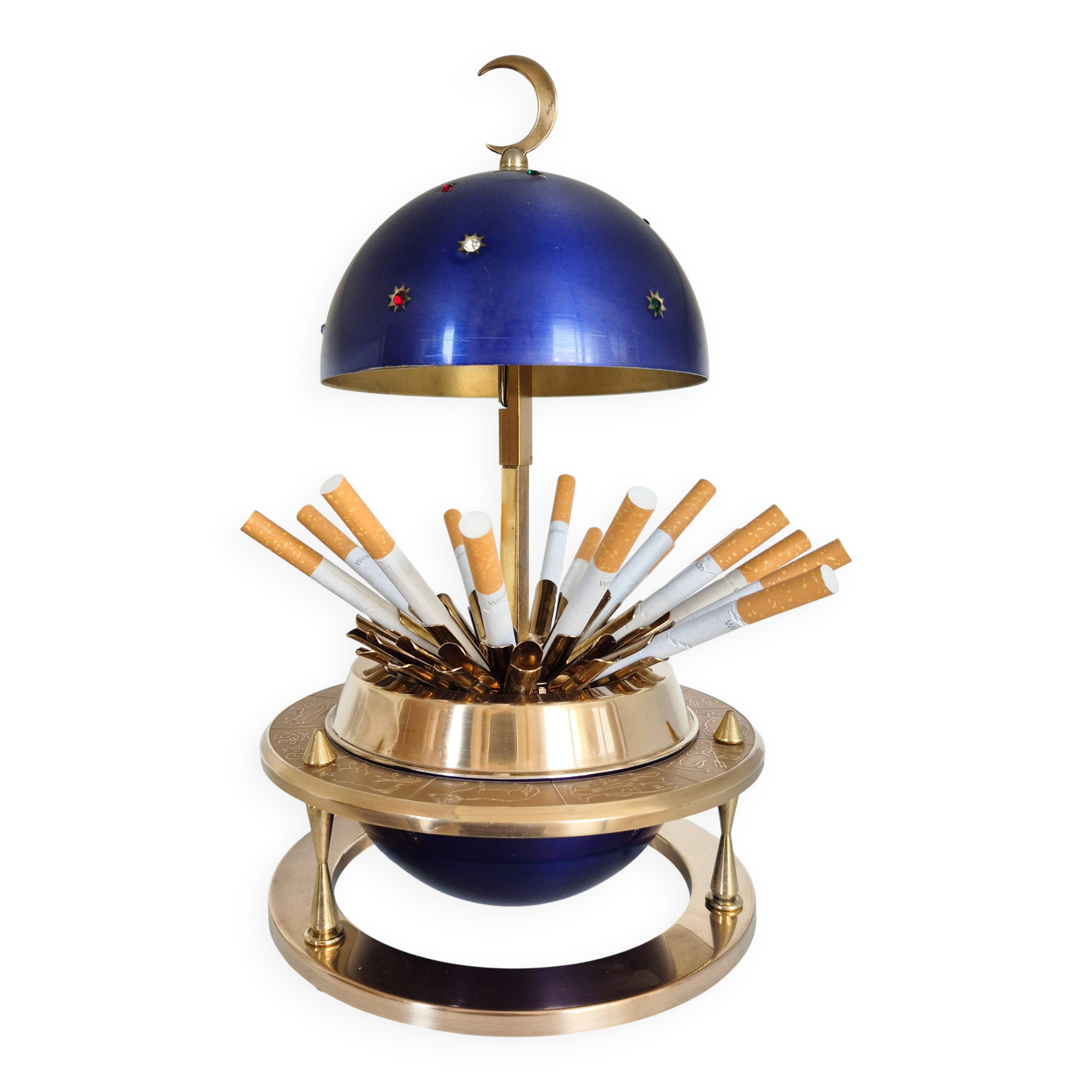 Vintage cigarette dispenser, zodiac.