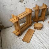 4 solid elm shelves Maison Regain