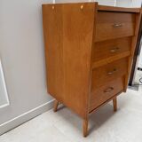 Vintage chiffonier with compass feet