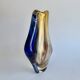 Glass Vase Karlovske Sklo, Czechoslovakia 1970
