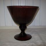 Mouth-blown bubble glass cup