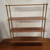 Small mahogany bookcase shelf