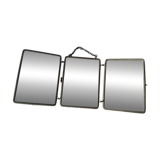 Triptych barber mirror