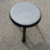 Original Ingvar Kamprad Habitat Tabouret noir et or 2 Pièces