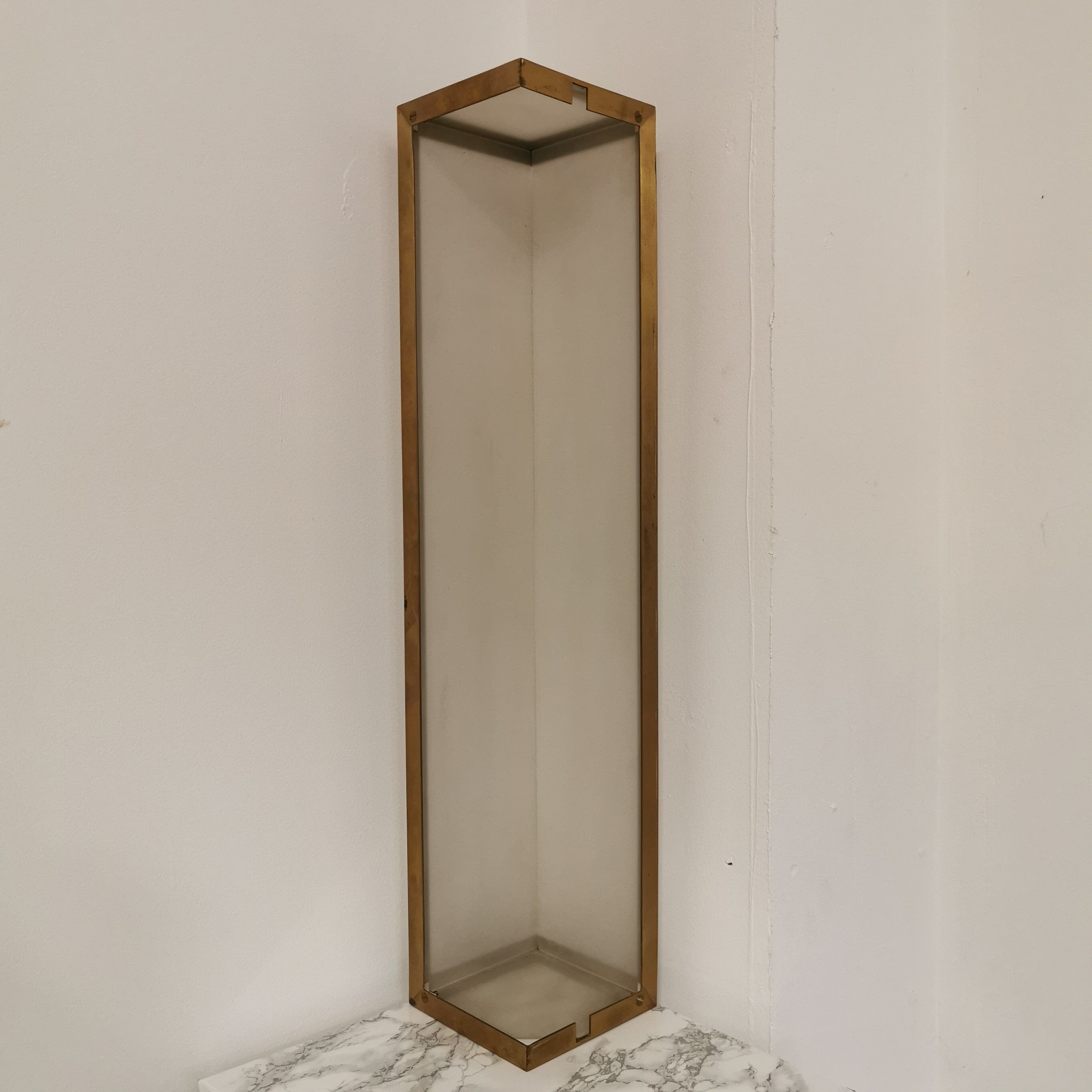 Pair of vintage Perzel angle wall light