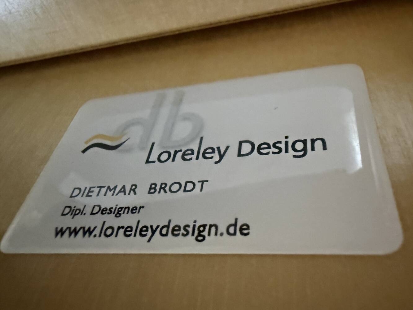 Dietmar Brodt knock down chairs Loreleydesign Germany