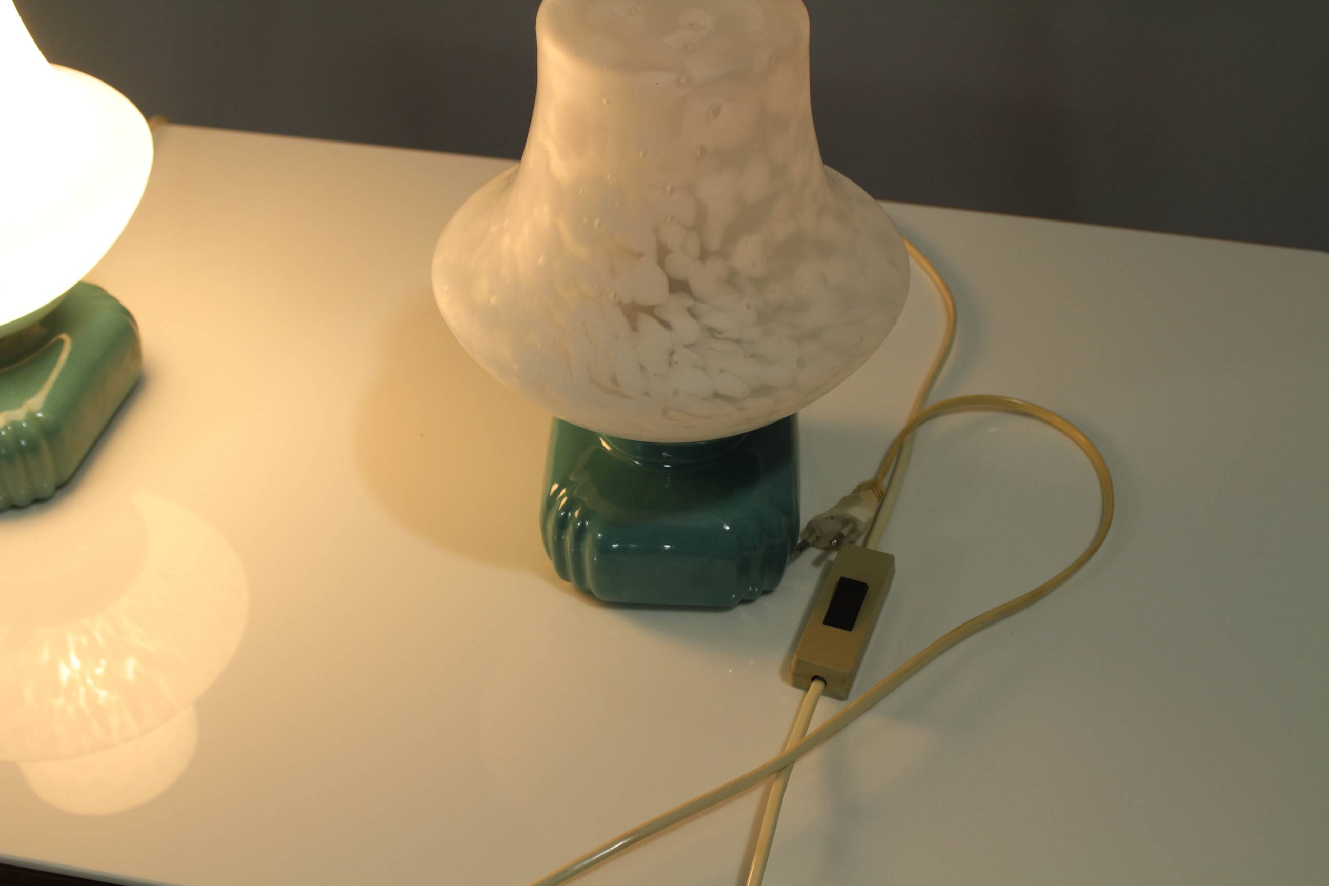 Lampes de chevet, lot de 2, années 1970