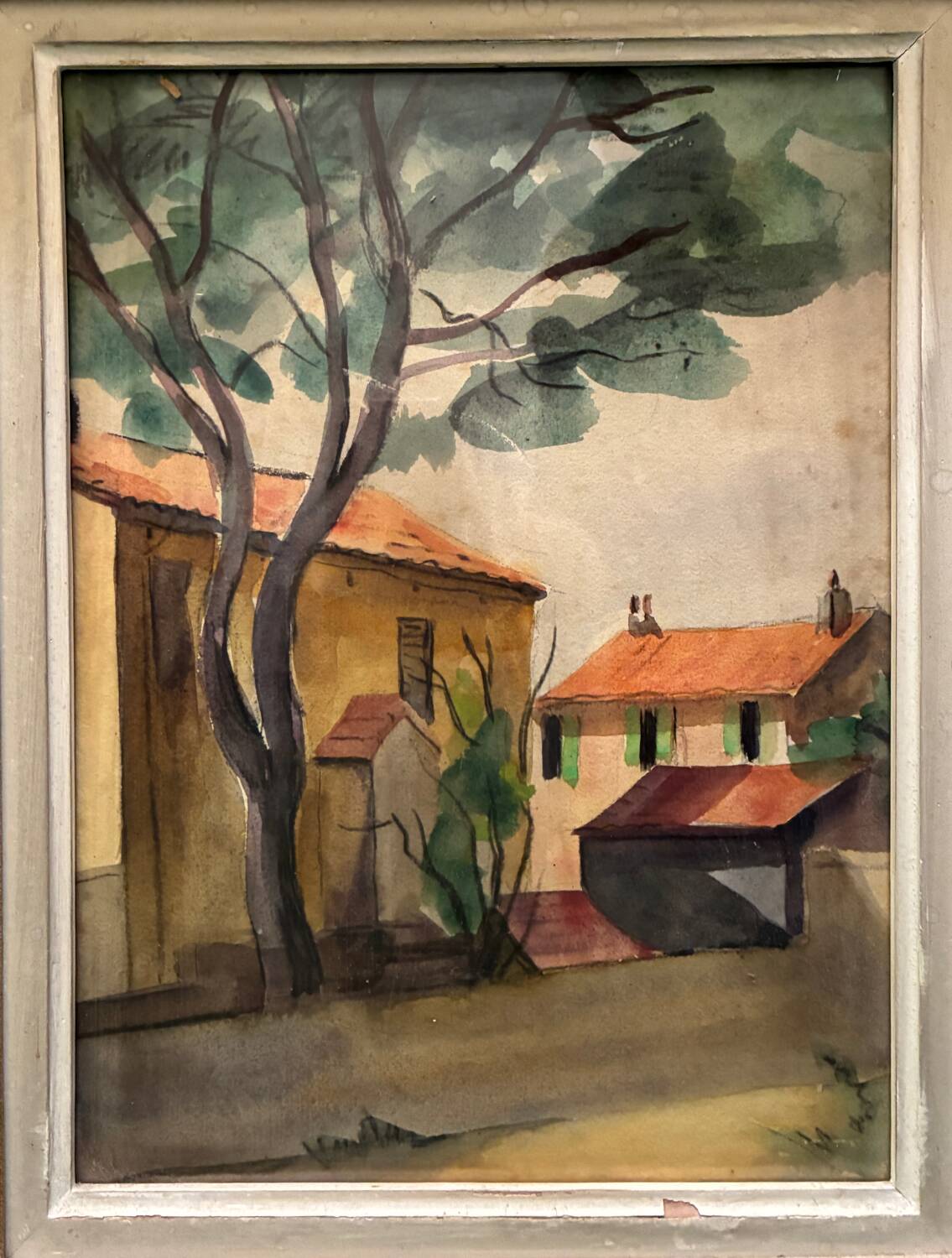 Village house landscape 20th century