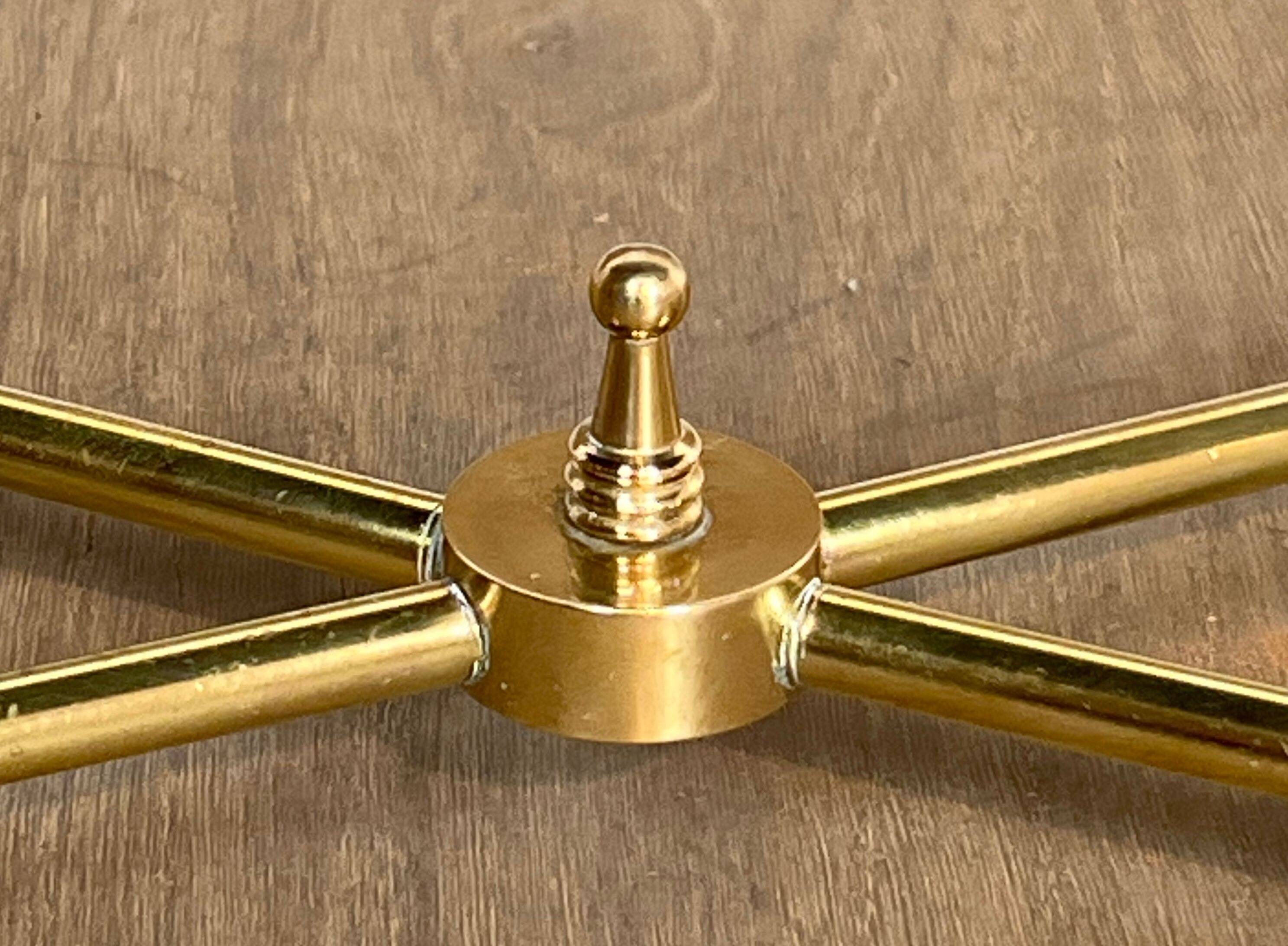 Neoclassical style brass coffee table with lacquered top depicting chinoiserie scenes, attributed to Maison Jansen